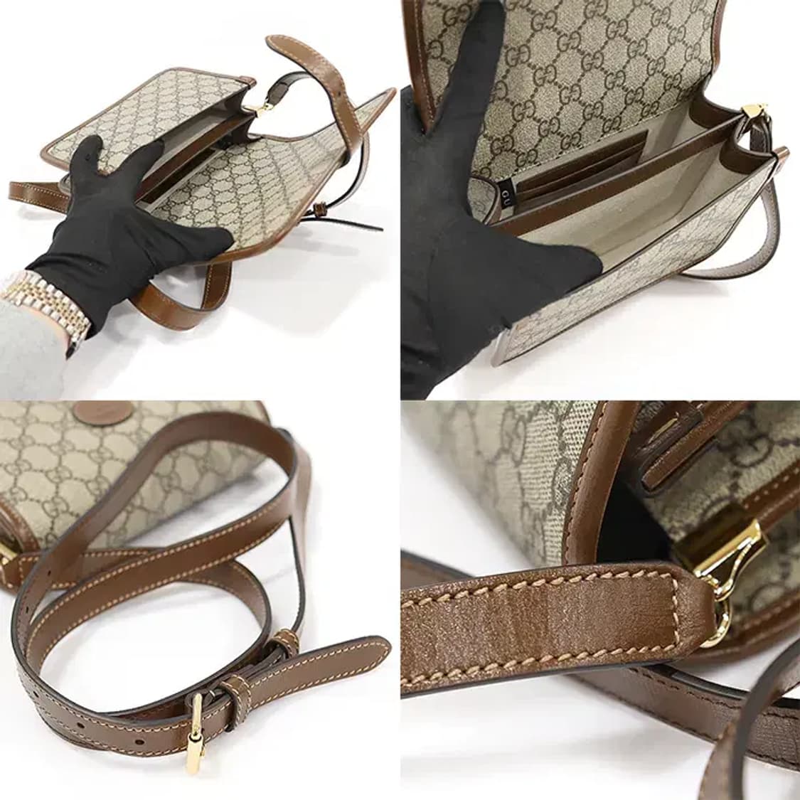 구찌 671620 GG 수프림 캔버스 소호 미니 숄더백 EP37820GU 상품이미지6