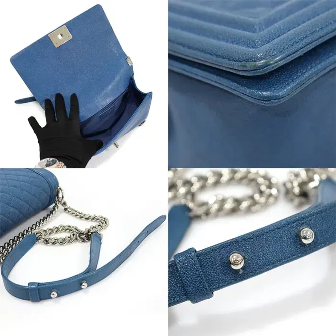 샤넬 A67086 블루 보이 샤넬 미듐 플랩 숄더백 EP65898CH 상품이미지5