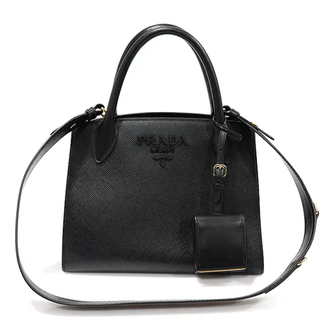 프라다 1BA156 사피아노 퀴르 모노크롬 스몰 탑핸들 EP85098PR 상품이미지1