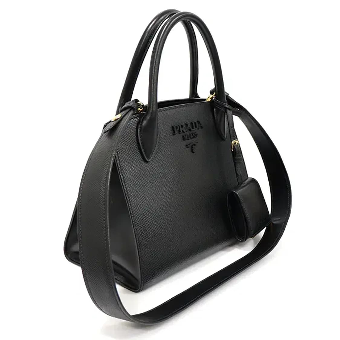 프라다 1BA156 사피아노 퀴르 모노크롬 스몰 탑핸들 EP85098PR 상품이미지3