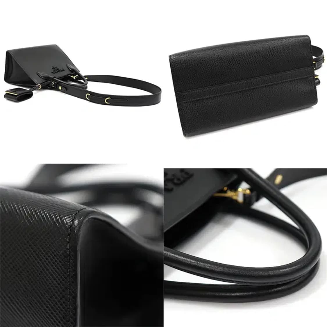 프라다 1BA156 사피아노 퀴르 모노크롬 스몰 탑핸들 EP85098PR 상품이미지5