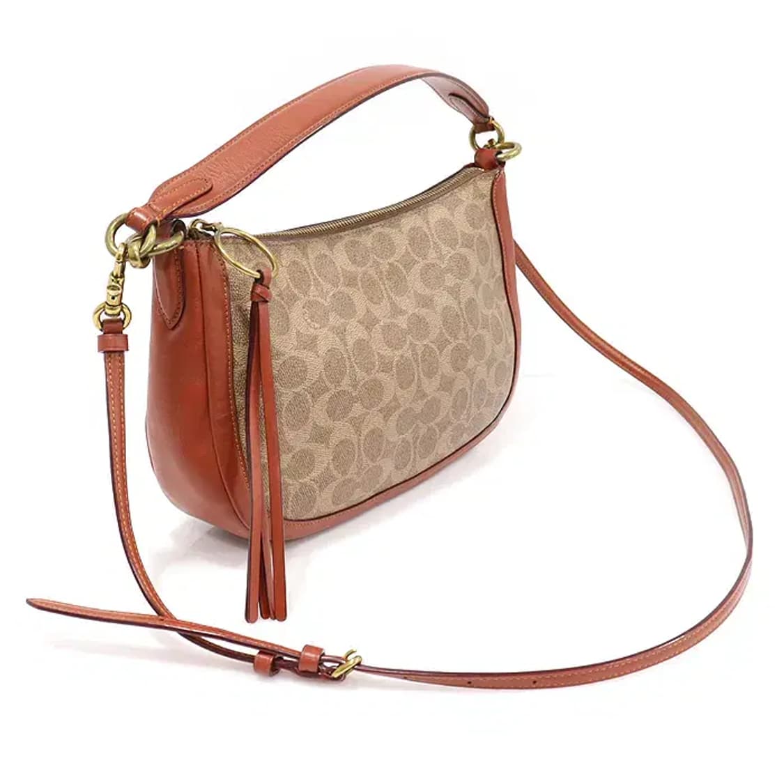 코치 52577 탠 러스트 캔버스 서튼 크로스바디 CO16414CO 상품이미지2