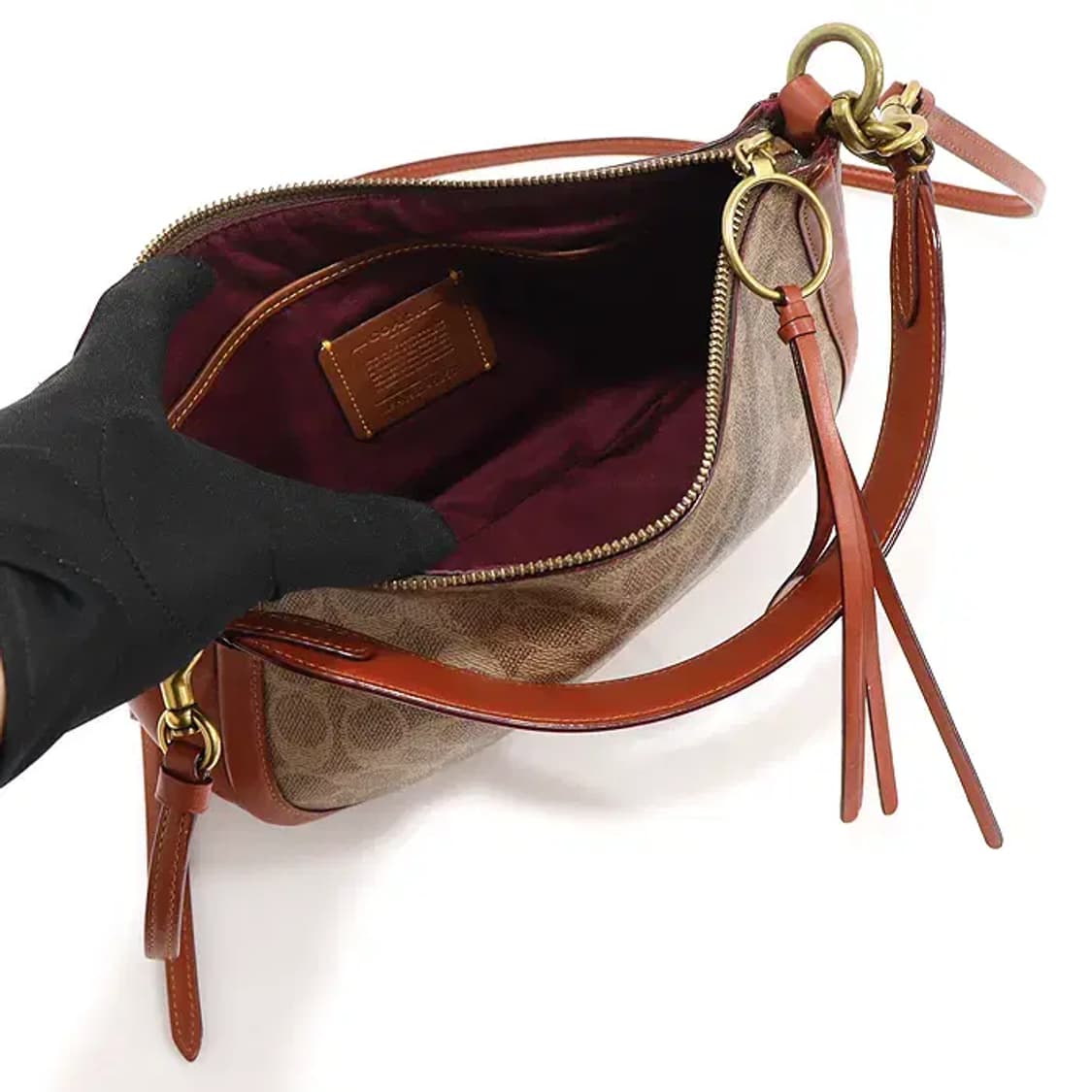 코치 52577 탠 러스트 캔버스 서튼 크로스바디 CO16414CO 상품이미지5