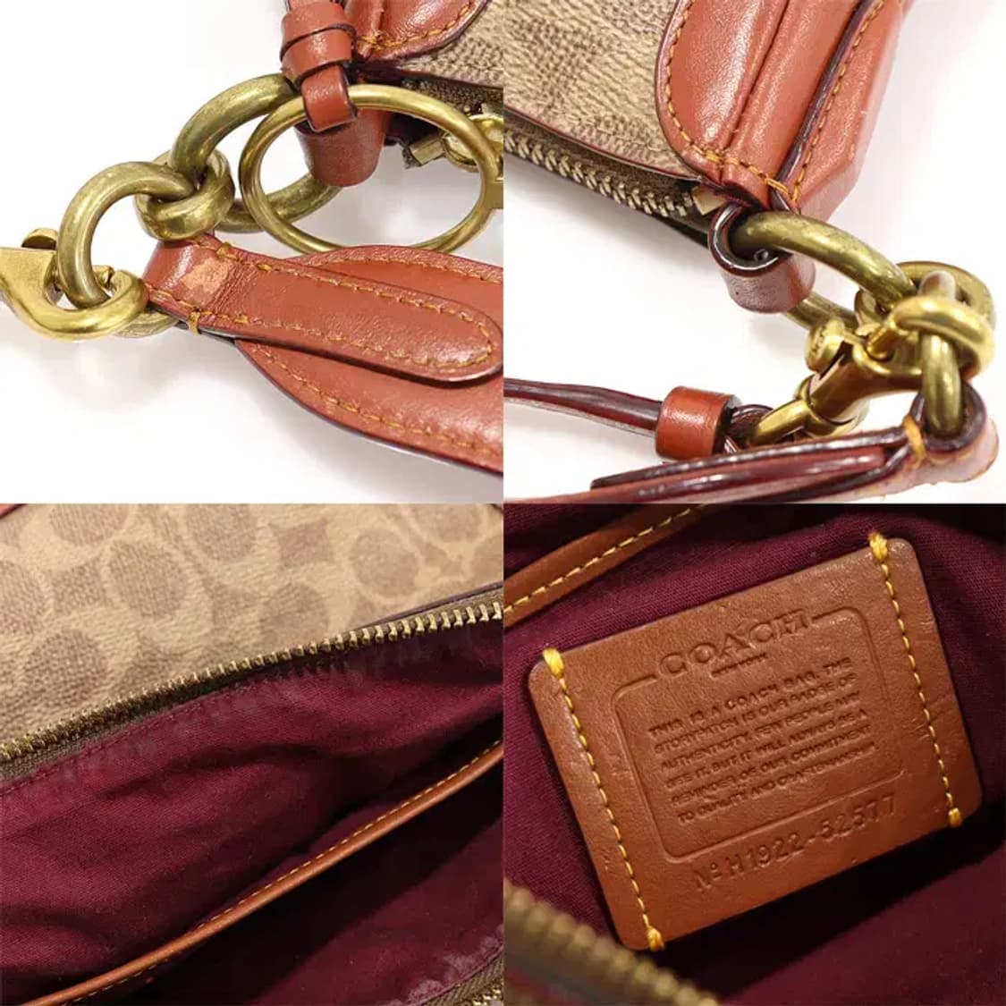 코치 52577 탠 러스트 캔버스 서튼 크로스바디 CO16414CO 상품이미지7