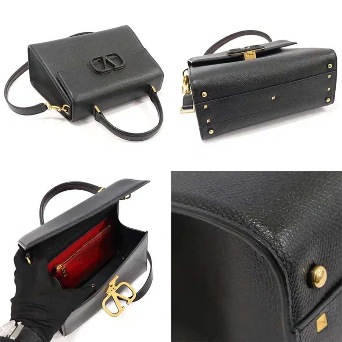 발렌티노 1W2B0J20KGW 브이슬링 탑핸들 미듐 EP76604VT 상품이미지5