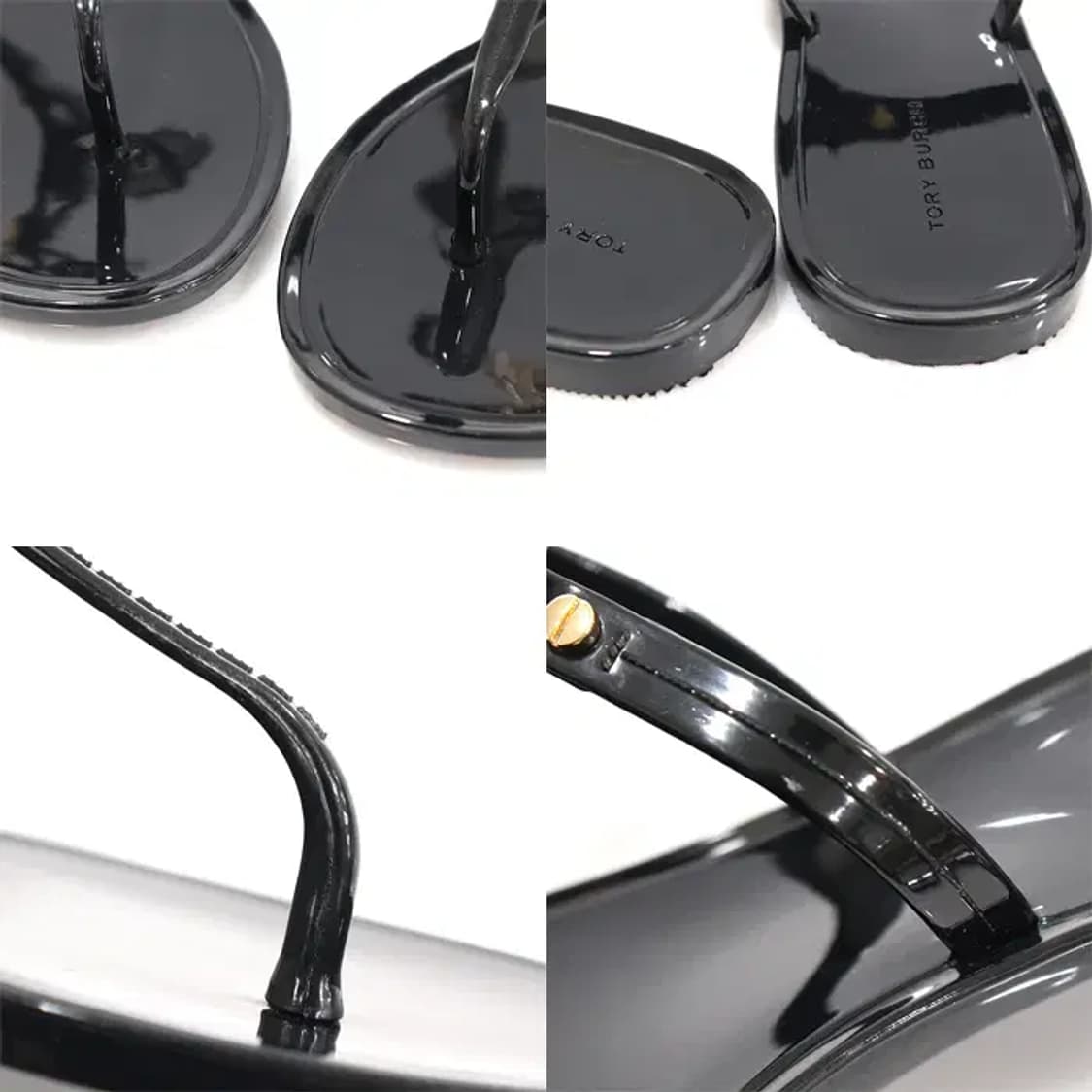 토리버치 9296001 블랙 러버 미니 밀러 쪼리 샌들 EP44523TB 상품이미지6