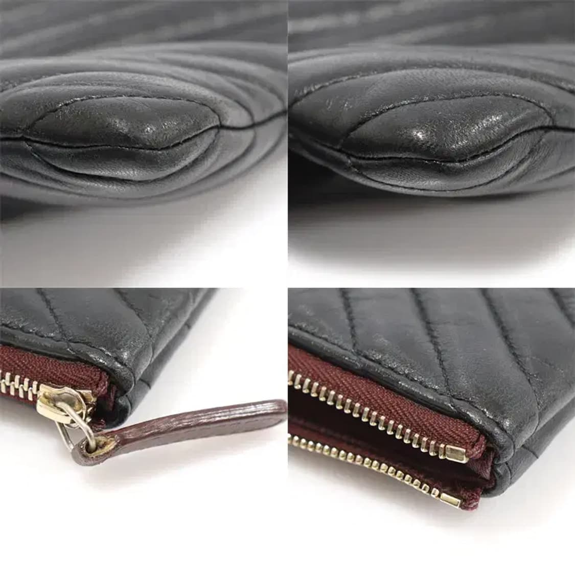 샤넬 A82552 블랙 램스킨 클래식 라지 클러치 CO37301CH 상품이미지6