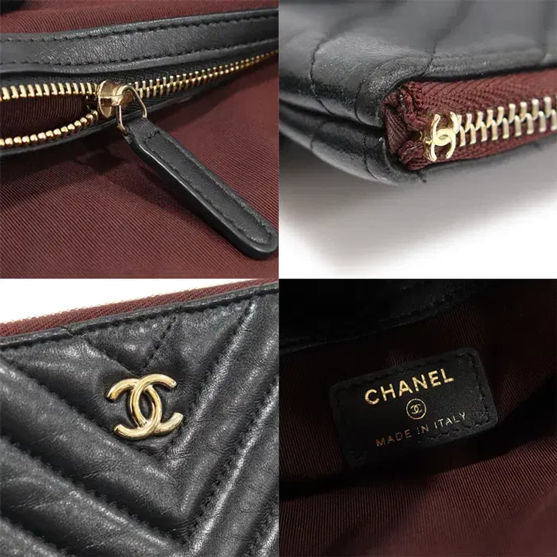 샤넬 A82552 블랙 램스킨 클래식 라지 클러치 CO37301CH 상품이미지7