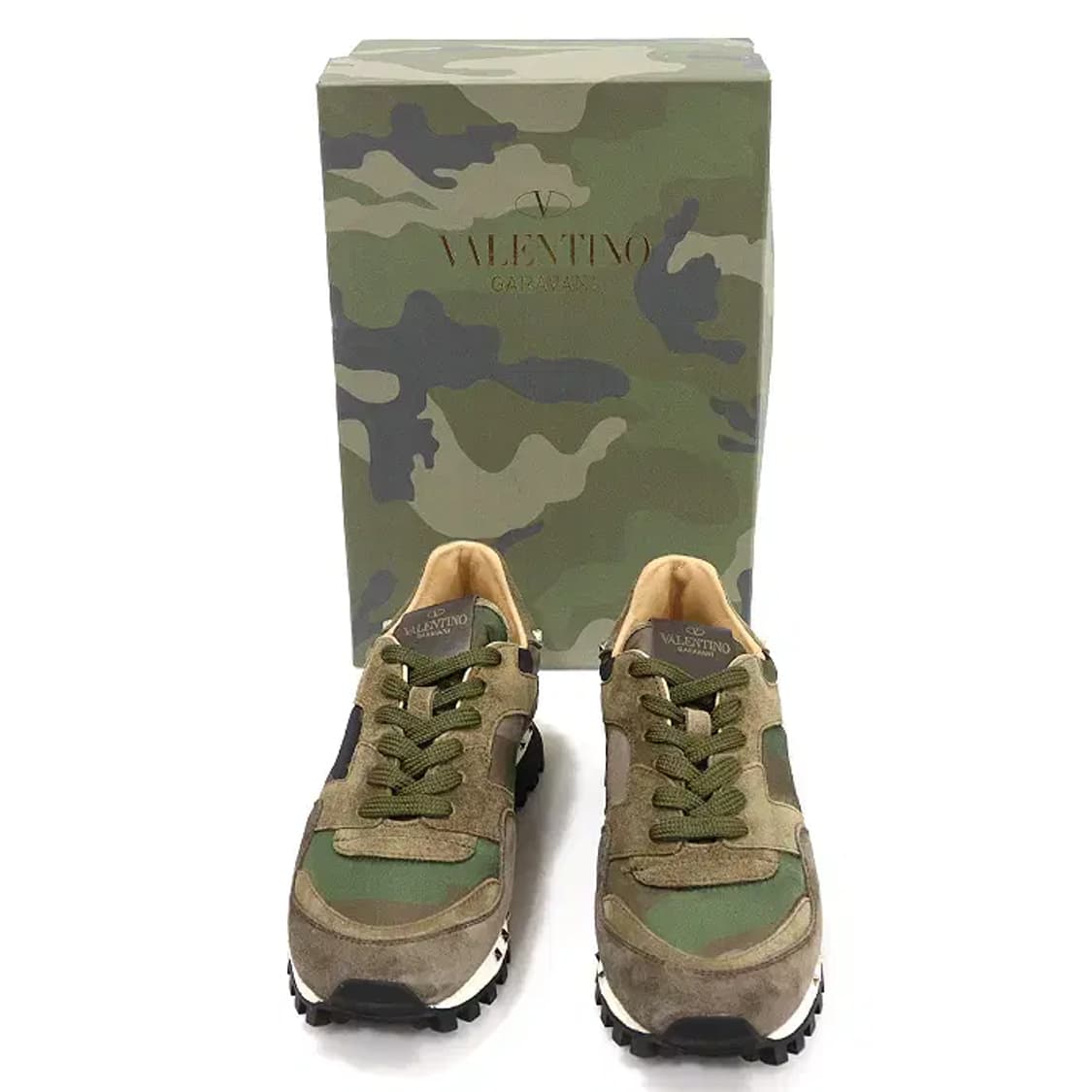 발렌티노 MW2S0B51 스웨이드 카모플라쥬 스니커즈 CO26329VT 상품이미지2