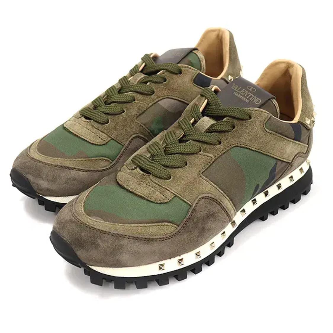 발렌티노 MW2S0B51 스웨이드 카모플라쥬 스니커즈 CO26329VT 상품이미지3
