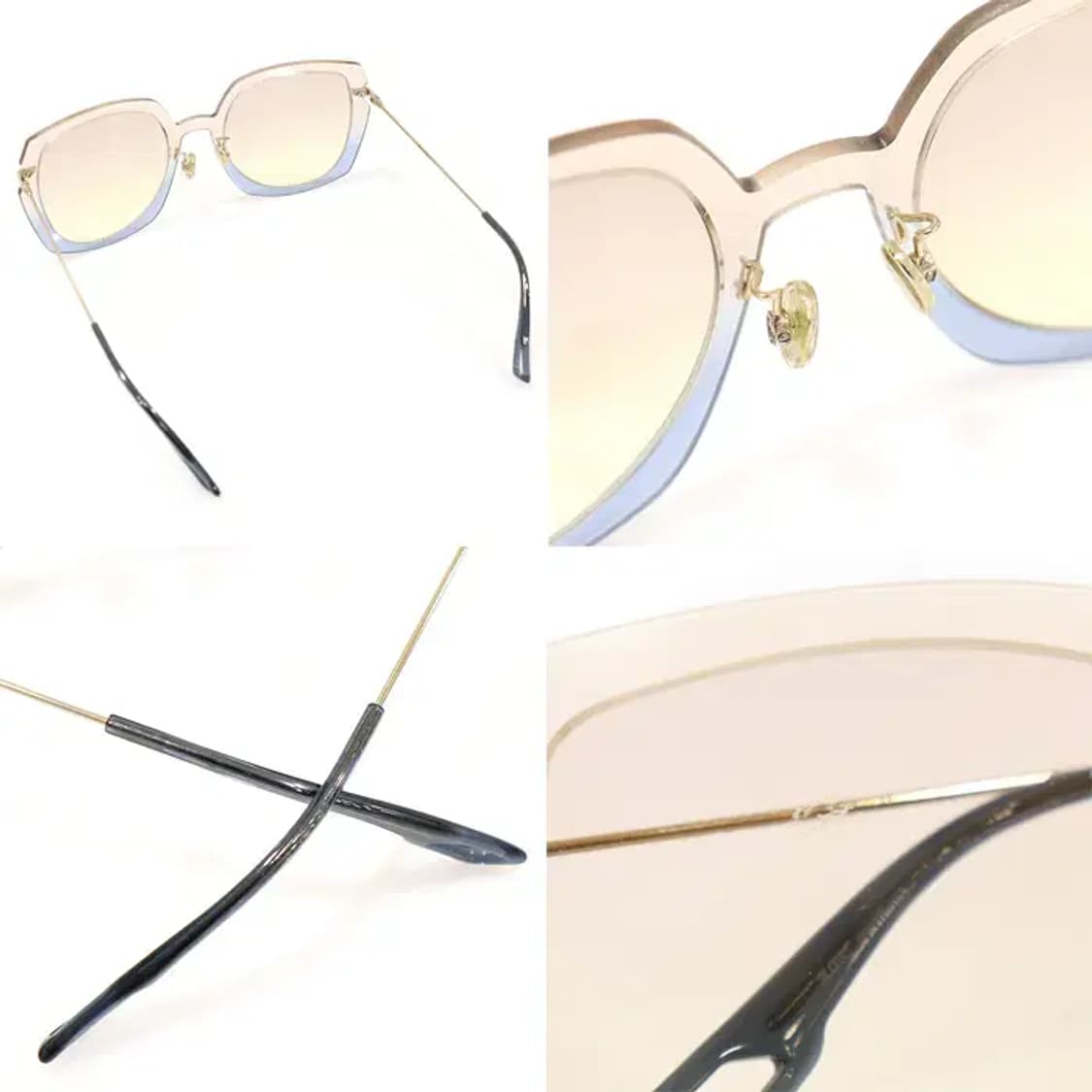 디올 블루 브라운 투톤 에티튜드1 여성 선글라스 CO30483CD 상품이미지5