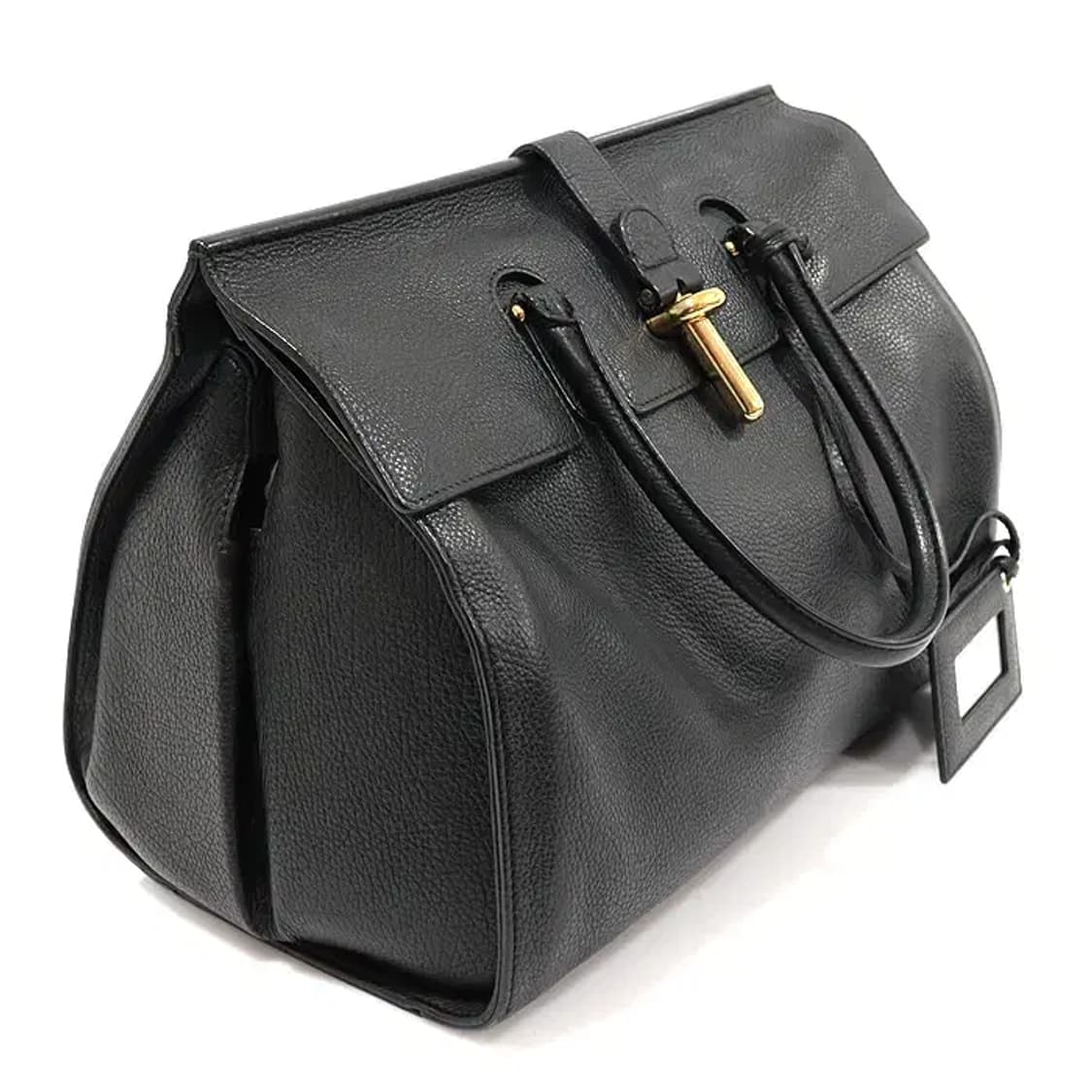 발렌시아가 411509 블랙 튜브 라운드 M 토트백 CO35569BC 상품이미지2