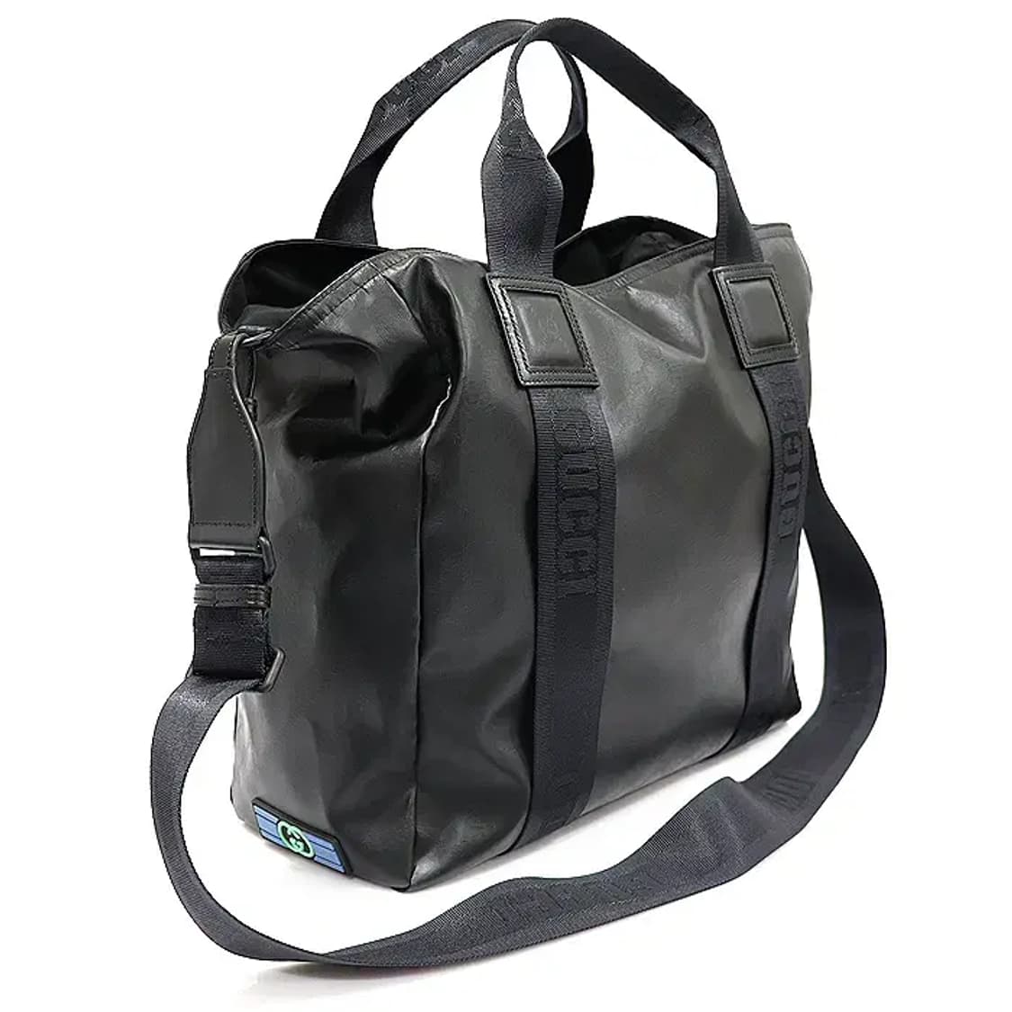 구찌 779816 블랙 매트 GG 크리스탈 캔버스 토트 EP28480GU 상품이미지3