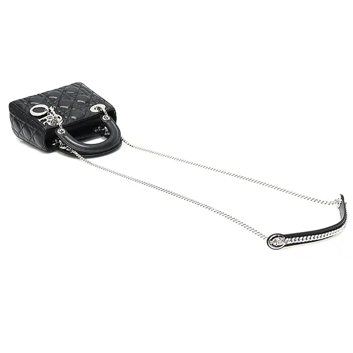 디올 M0505PCAL 블랙 램스킨 레이디 디올 미니 EP49310CD 상품이미지4