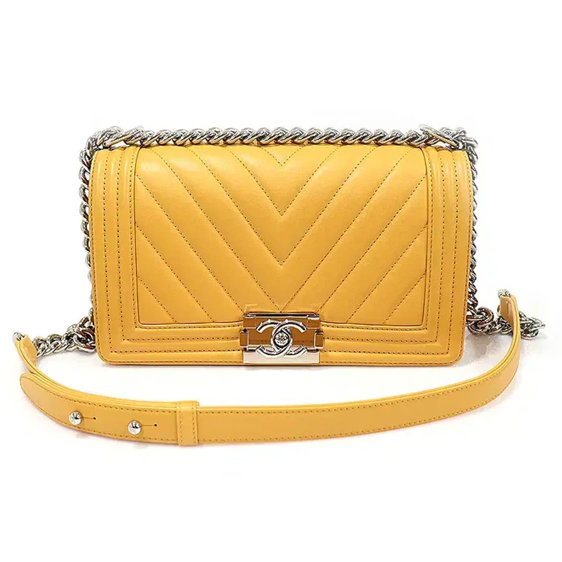 샤넬 A67086 카프스킨 올드 보이샤넬 미듐 숄더백 EP50445CH 상품이미지1