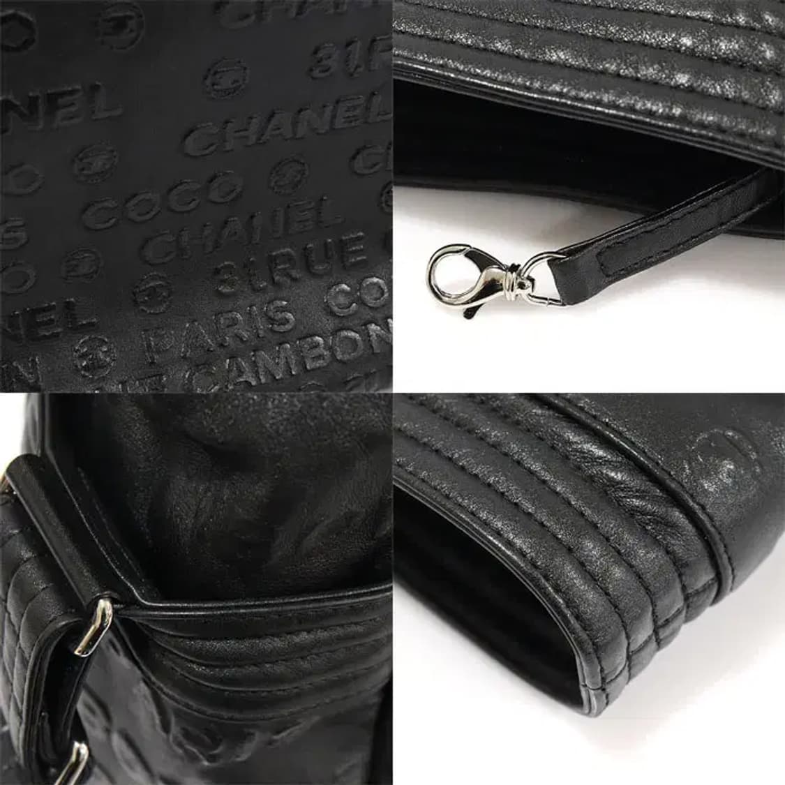 샤넬 A46636 블랙 레더 31 루 깜봉 라지 토트 EP27795CH 상품이미지6