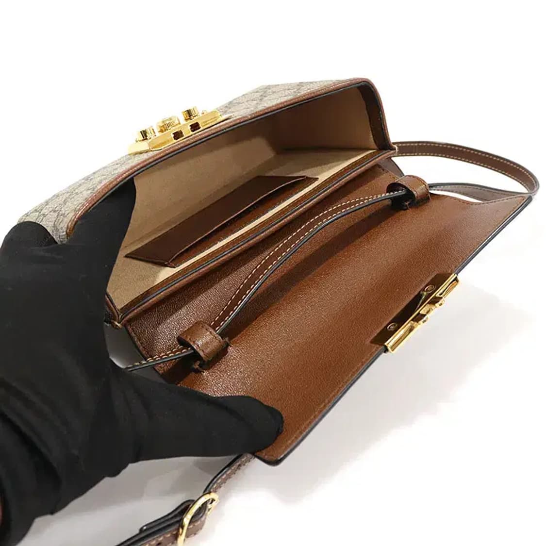 구찌 652683 GG 캔버스 패들락 미니 탑핸들 EP78137GU 상품이미지5