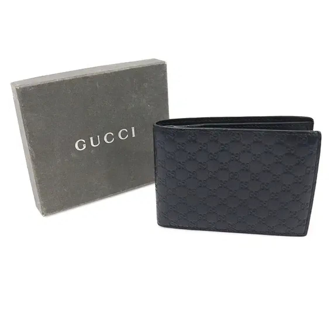 구찌 278596 네이비 GG 마이크로 시마 반지갑 EP67610GU 상품이미지2