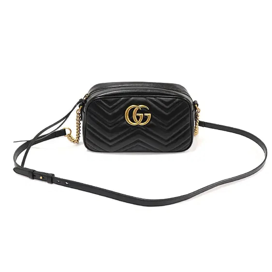 구찌 447632 블랙 GG 마몽 스몰 체인 숄더백 EP20414GU 상품이미지1