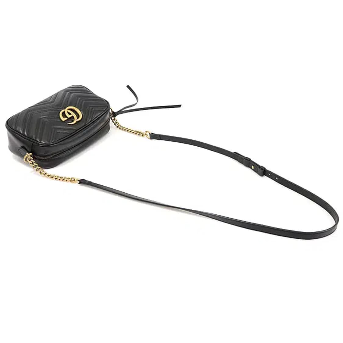 구찌 447632 블랙 GG 마몽 스몰 체인 숄더백 EP20414GU 상품이미지4