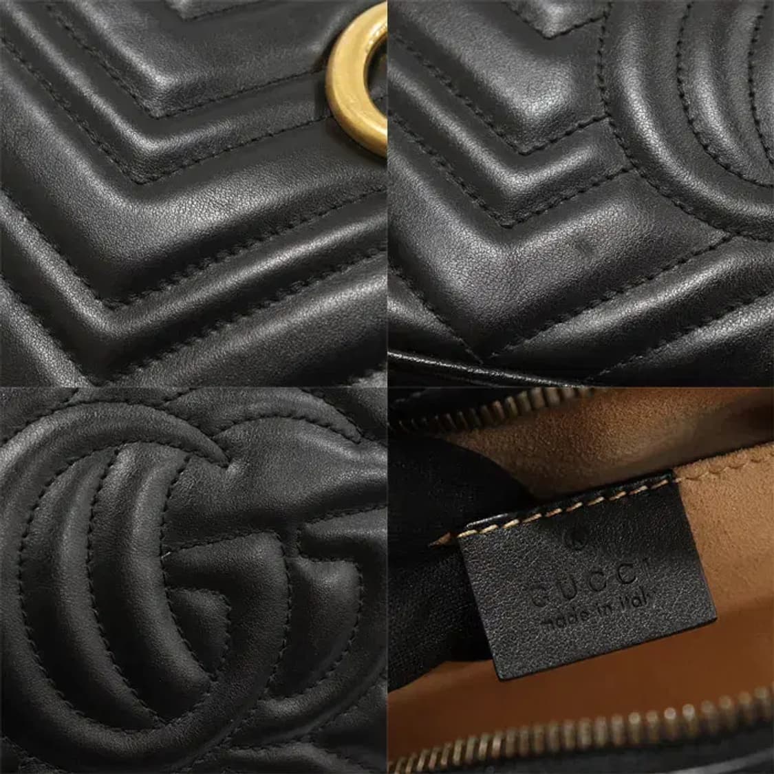 구찌 447632 블랙 GG 마몽 스몰 체인 숄더백 EP20414GU 상품이미지7