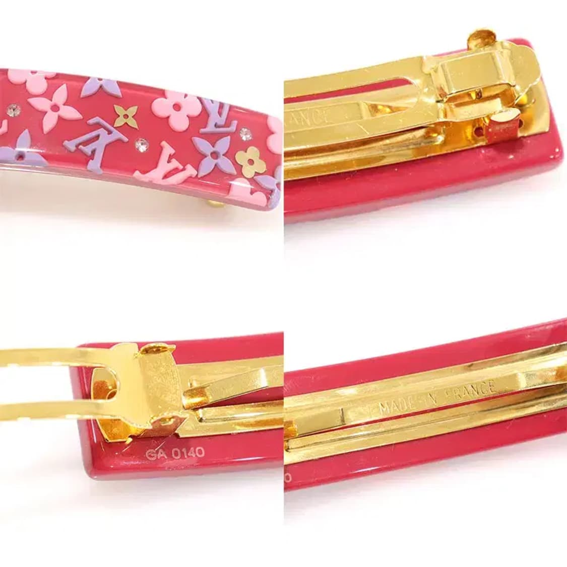 루이비통 M66101 핑크 레진 인클루전 바레트 헤어핀 CO75263LV 상품이미지7