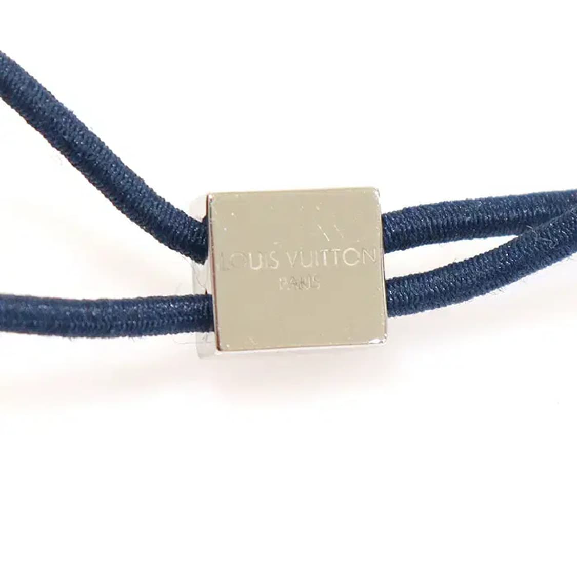 루이비통 M65899 네이비 레진 은장 큐브 헤어타이 CO29354LV 상품이미지6