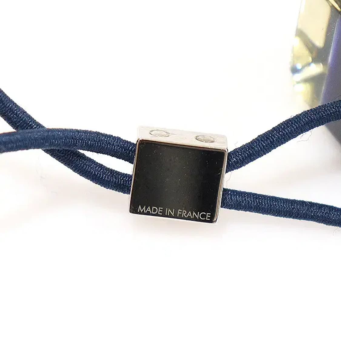 루이비통 M65899 네이비 레진 은장 큐브 헤어타이 CO29354LV 상품이미지7