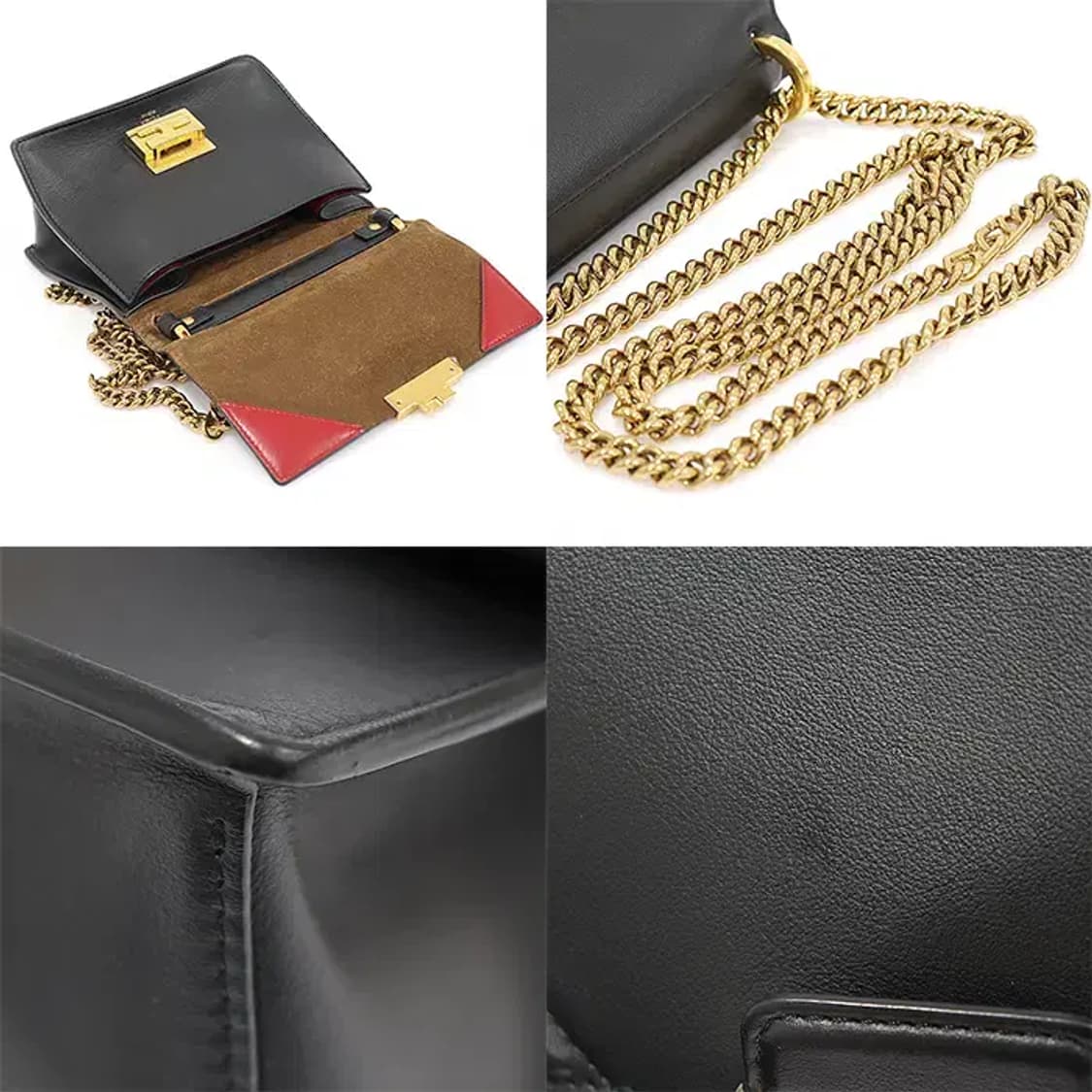 펜디 8BT312 블랙 카프스킨 캔 유 스몰 숄더백 EP78622FD 상품이미지6