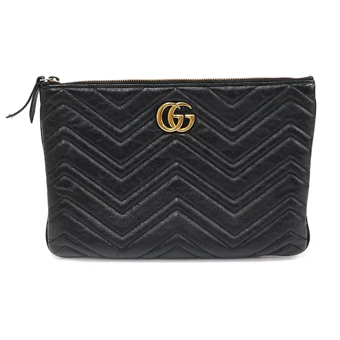 구찌 525541 마틀라세 쉐브론 GG 마몽 클러치 EP49569GU 상품이미지1