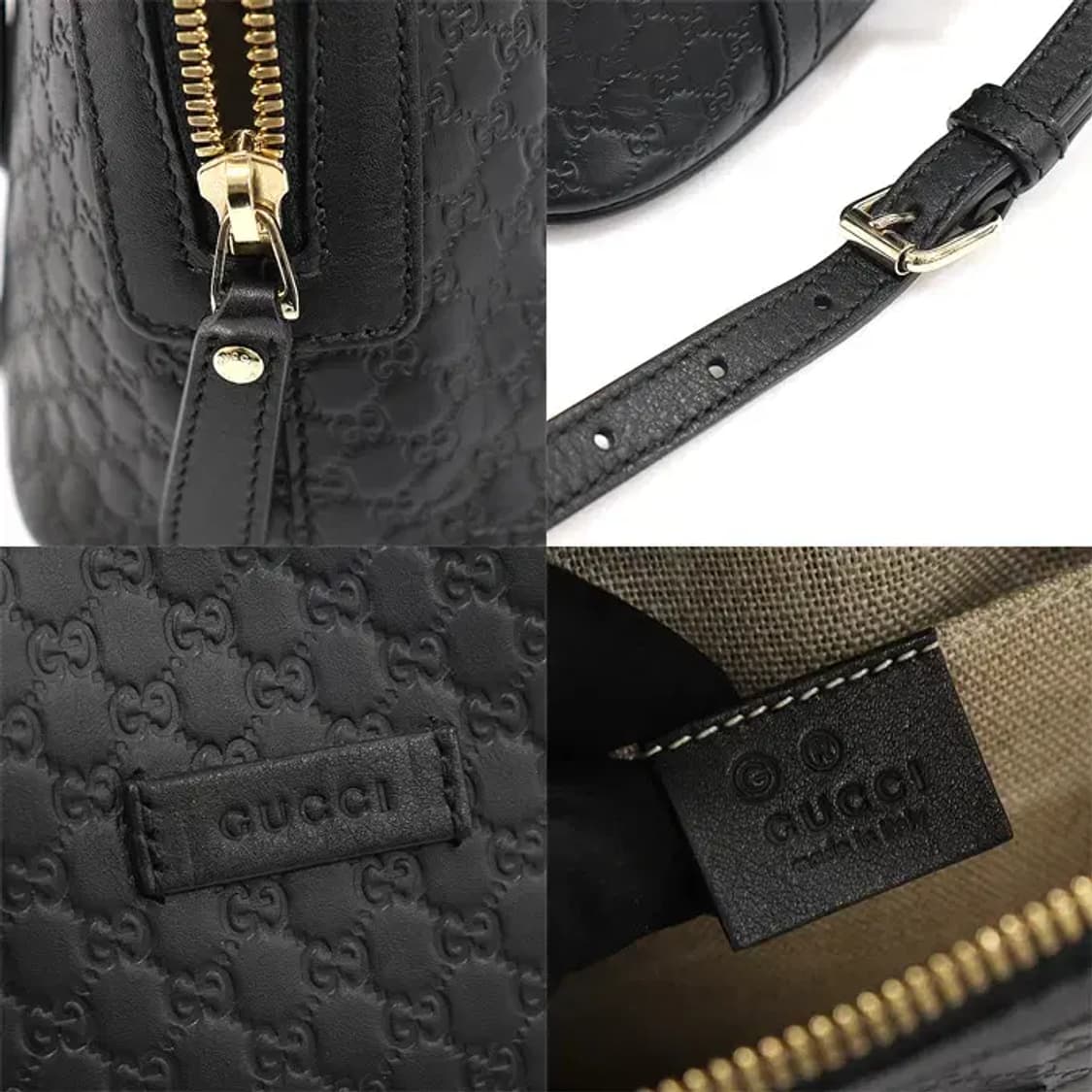 구찌 449654 블랙 마이크로 씨마 미니돔 2WAY EP34950GU 상품이미지7