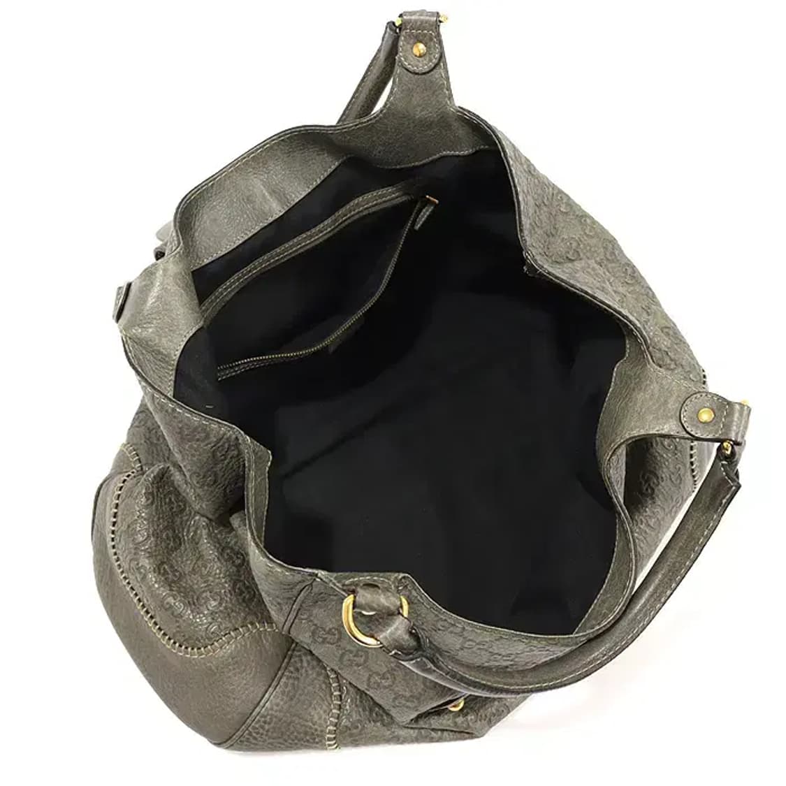 구찌 223958 카키 GG 시마 레더 라지 숄더백 EP93103GU 상품이미지4