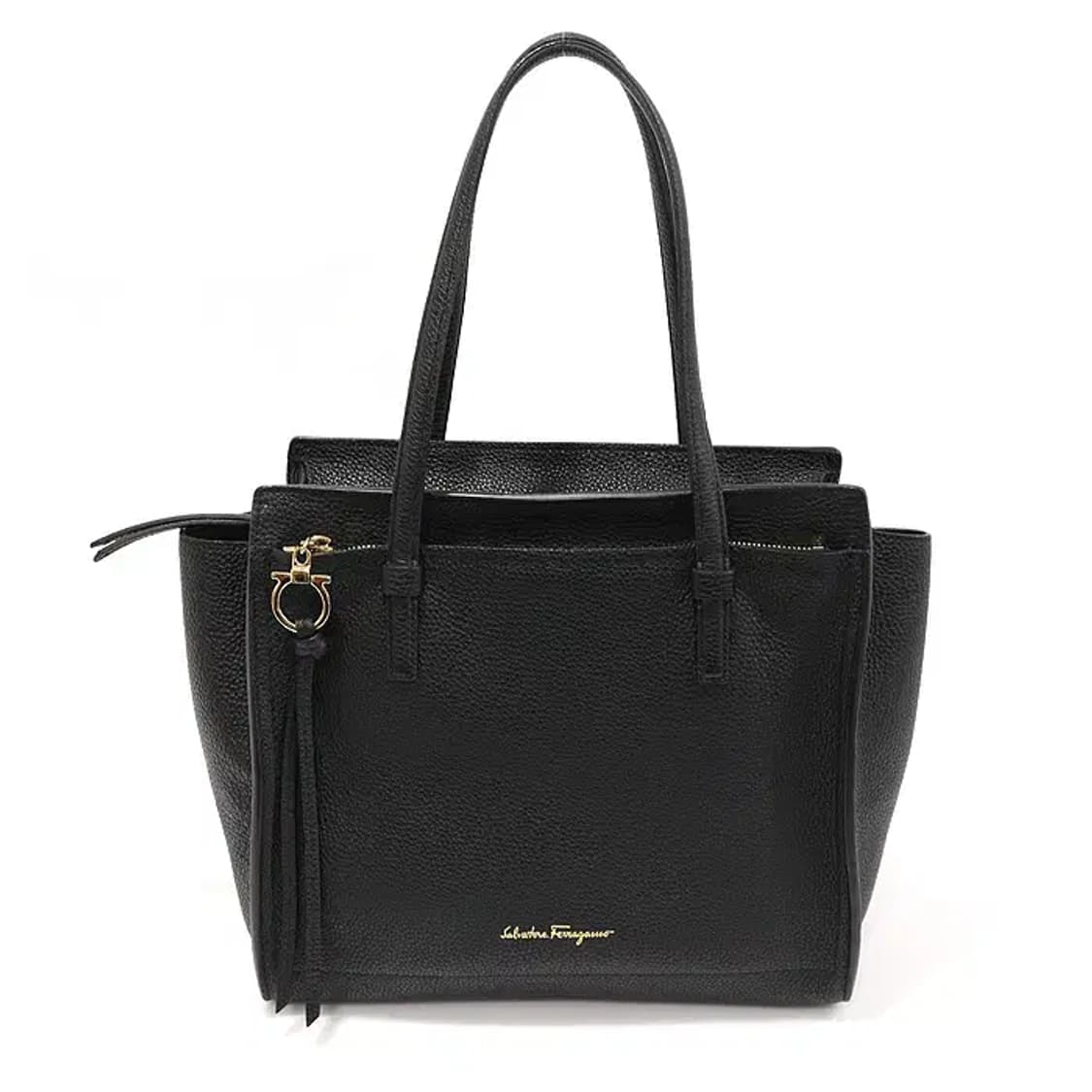 페라가모 21 F216 블랙 금장 에이미 미디움 숄더백 EP28275FE 상품이미지1