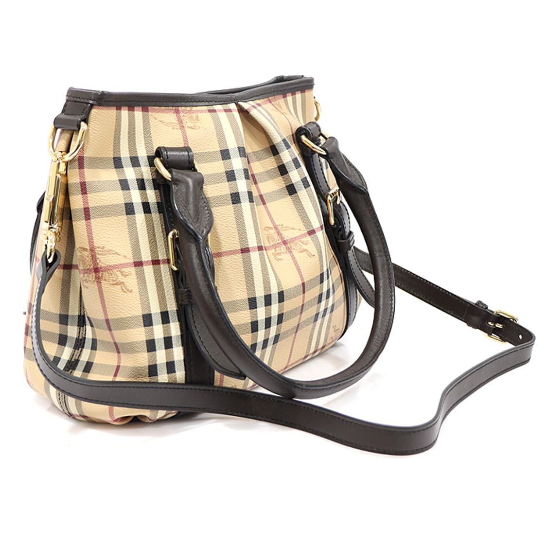 버버리 34600671 헤이마켓 체크 스몰 노스필드 토트백 상품이미지2