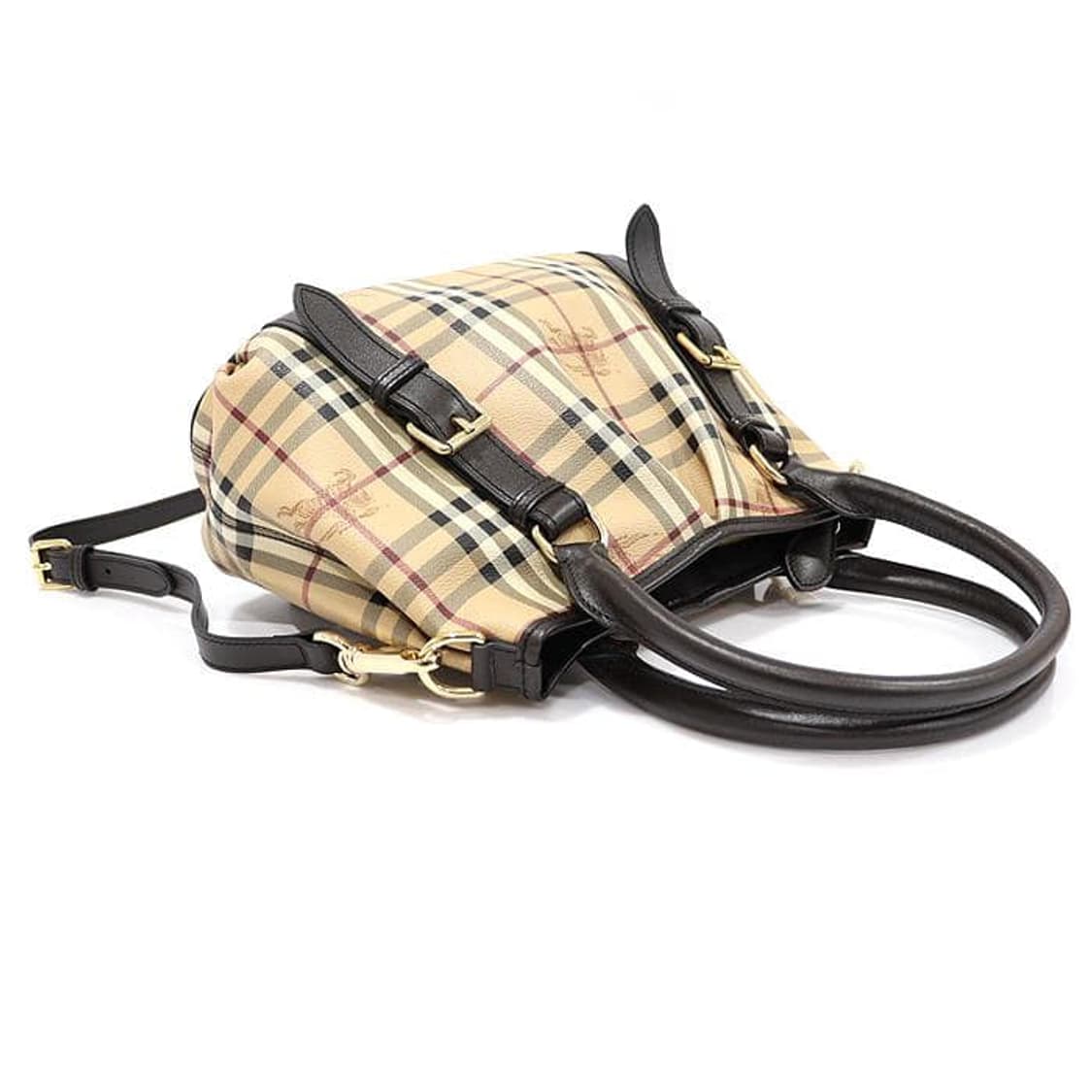 버버리 34600671 헤이마켓 체크 스몰 노스필드 토트백 상품이미지3