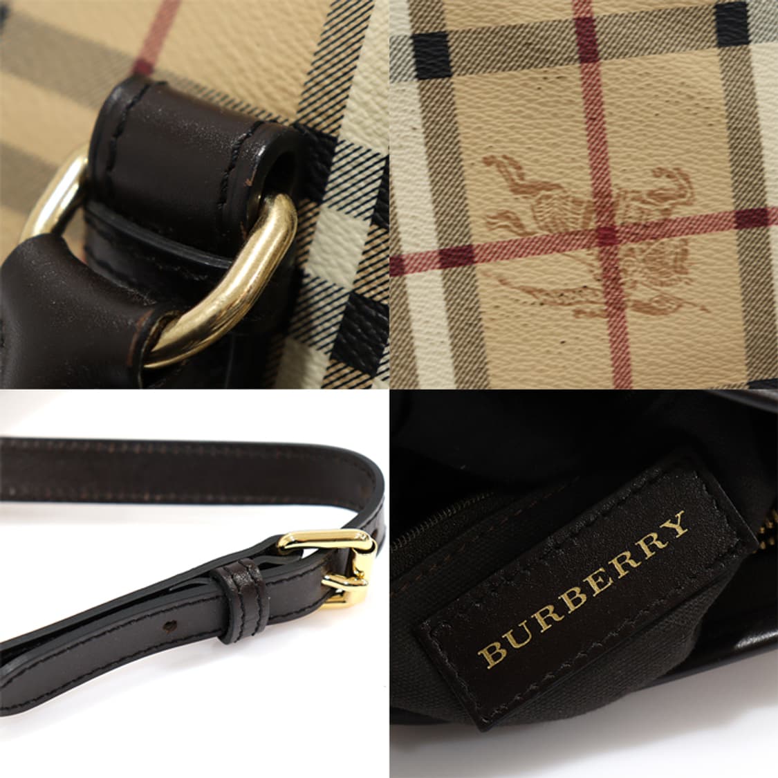 버버리 34600671 헤이마켓 체크 스몰 노스필드 토트백 상품이미지7