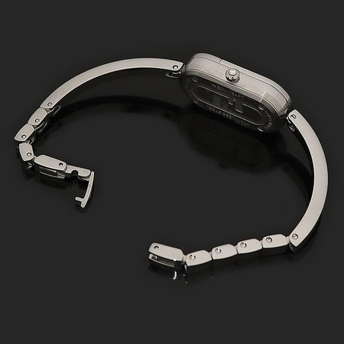 펜디 14MM 스틸 쿼츠 3P 다이아 오락 버티컬 뱅글 팔찌 여성 시계 상품이미지5