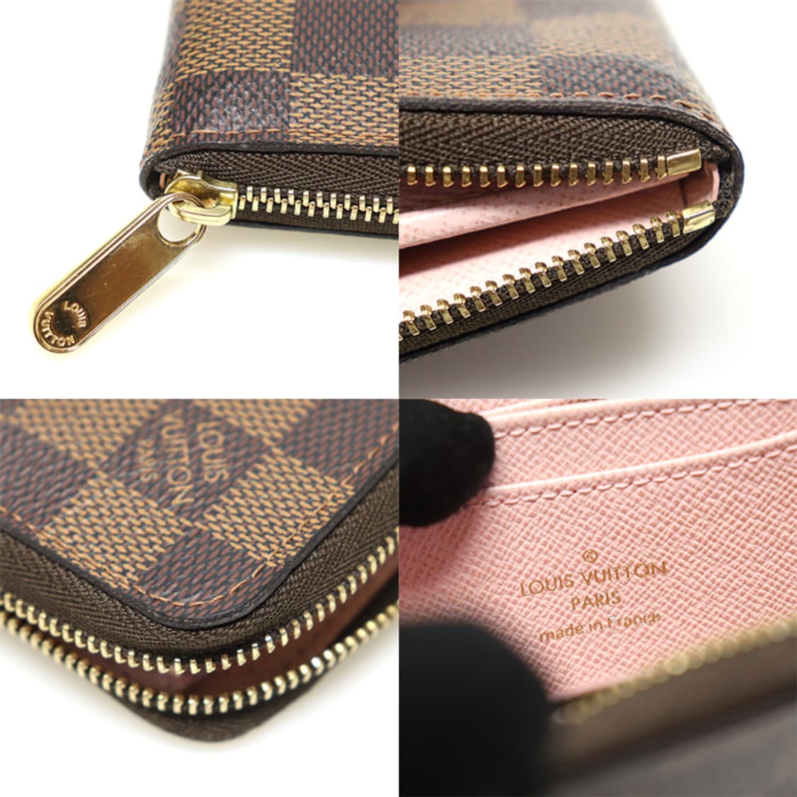 루이비통 N63070 다미에 에벤 지피 코인 퍼스 반지갑 상품이미지7