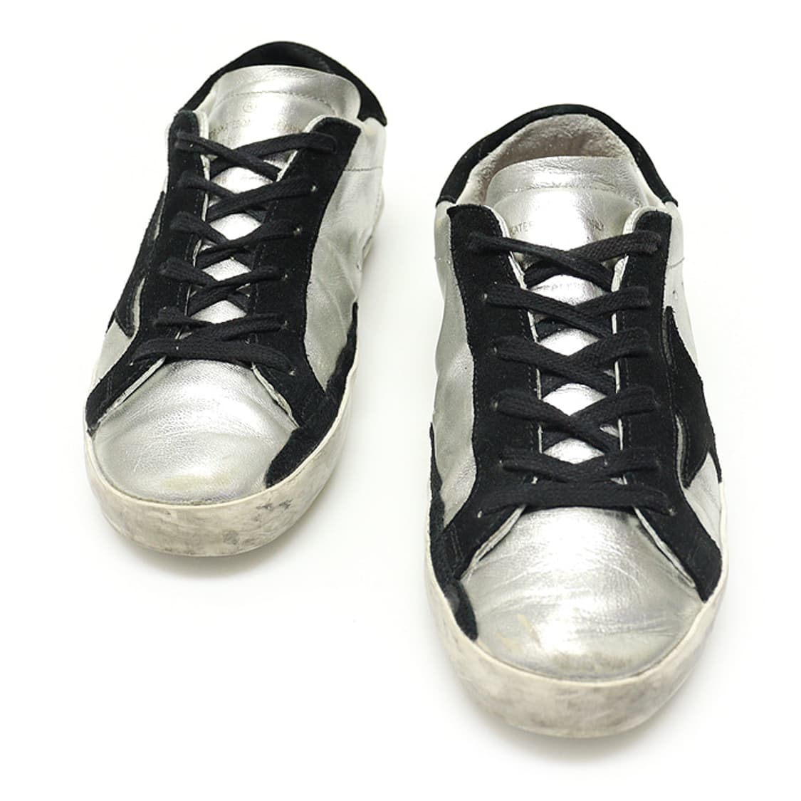 골든구스 GWF00101 콘트라스팅 인서트 슈퍼스타 여성 스니커즈 35 상품이미지1