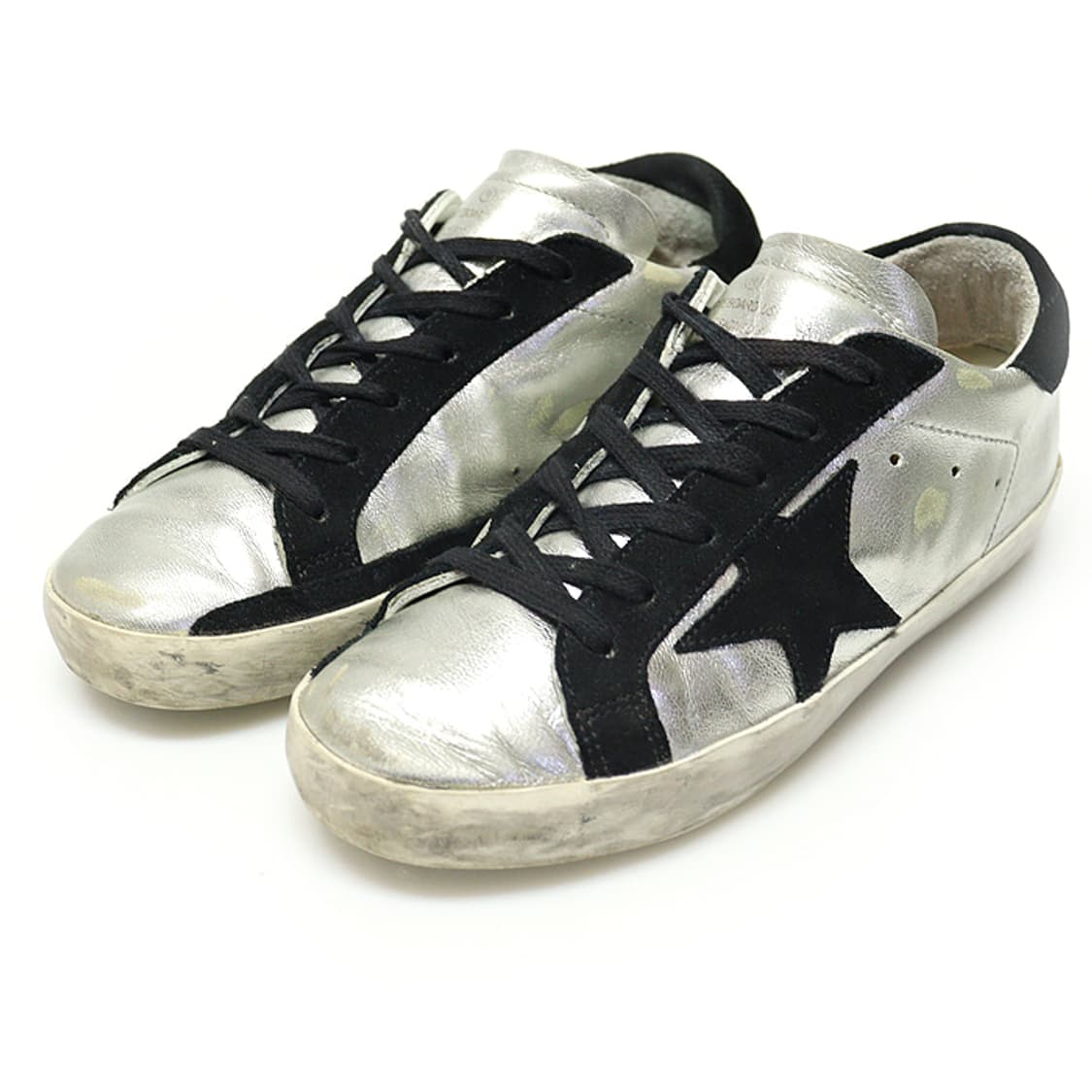 골든구스 GWF00101 콘트라스팅 인서트 슈퍼스타 여성 스니커즈 35 상품이미지2