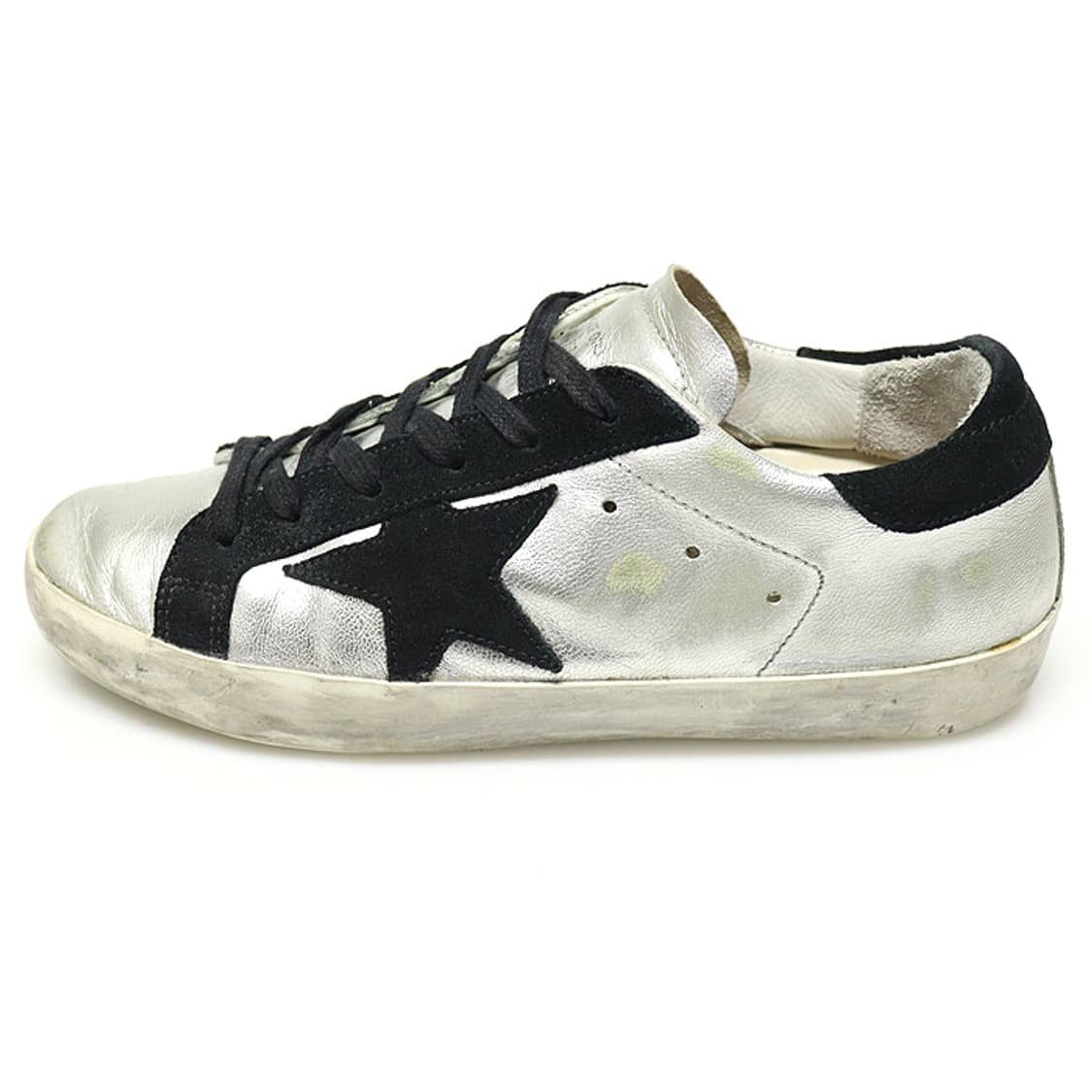 골든구스 GWF00101 콘트라스팅 인서트 슈퍼스타 여성 스니커즈 35 상품이미지3
