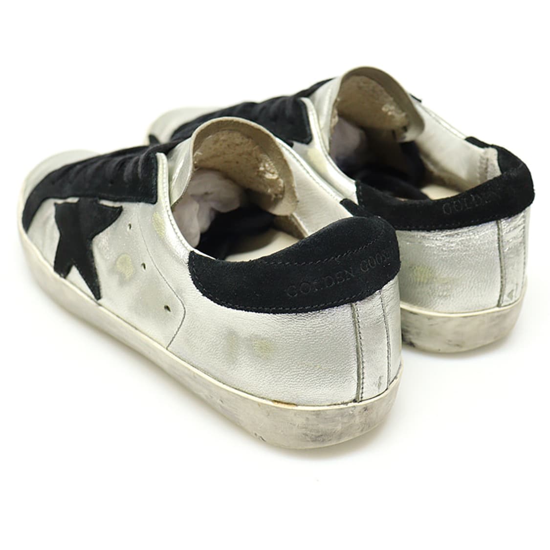 골든구스 GWF00101 콘트라스팅 인서트 슈퍼스타 여성 스니커즈 35 상품이미지4