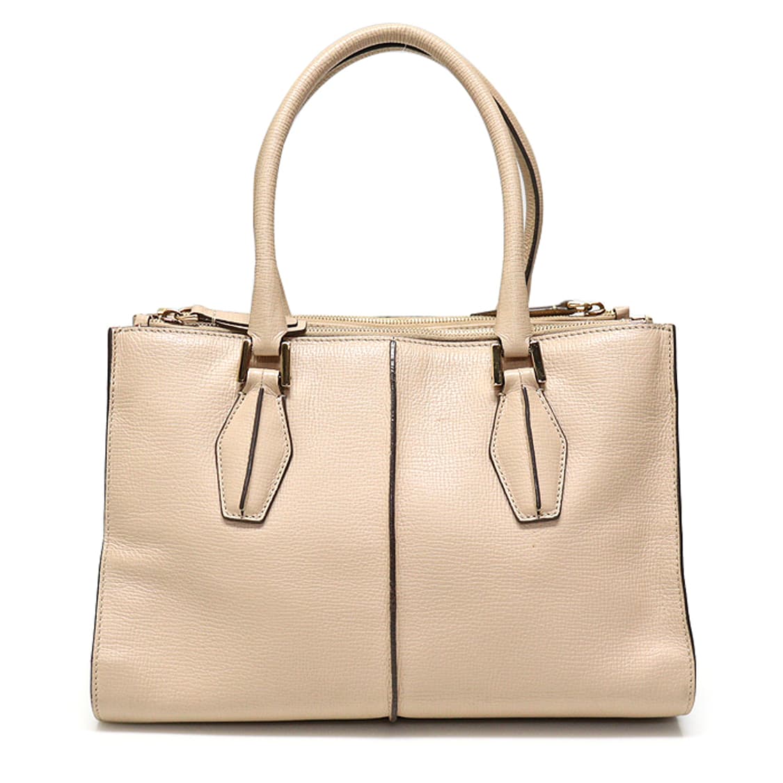 토즈 베이지 금장 ALR 더블 토트백 상품이미지1