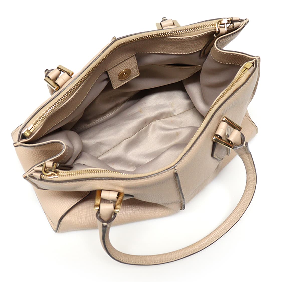 토즈 베이지 금장 ALR 더블 토트백 상품이미지5