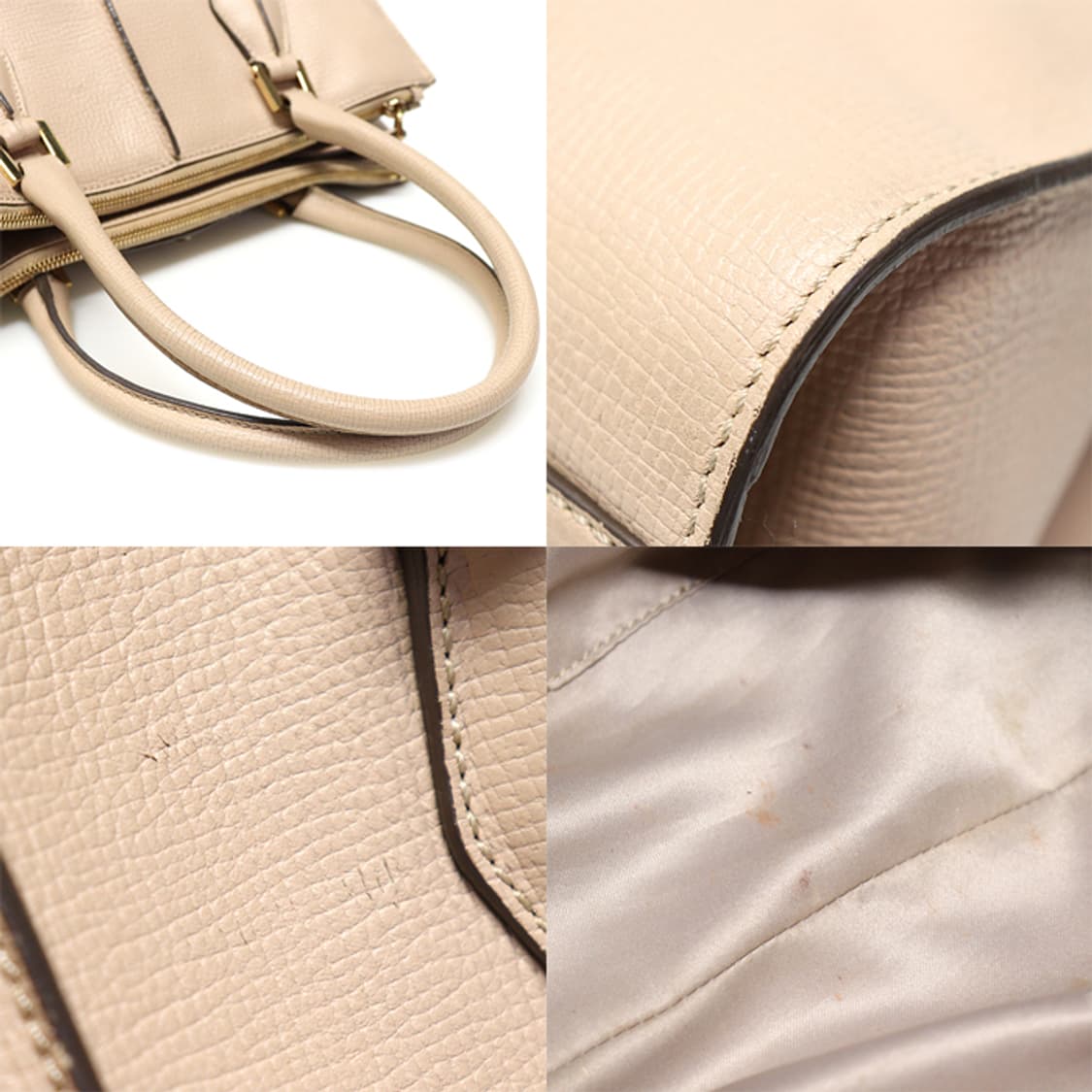 토즈 베이지 금장 ALR 더블 토트백 상품이미지6