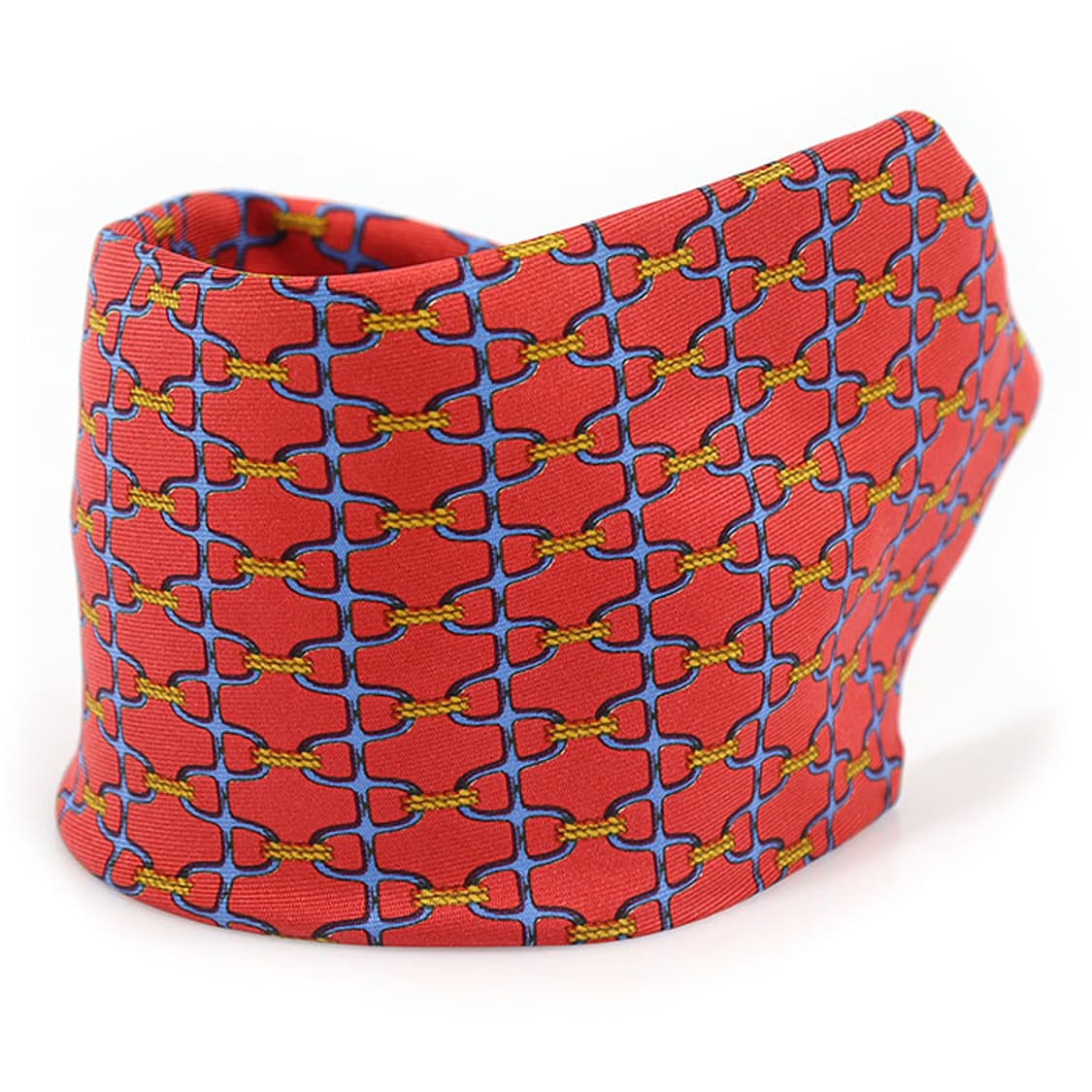 에르메스 931 HA 100% 실크 레드 체인 넥타이 상품이미지2