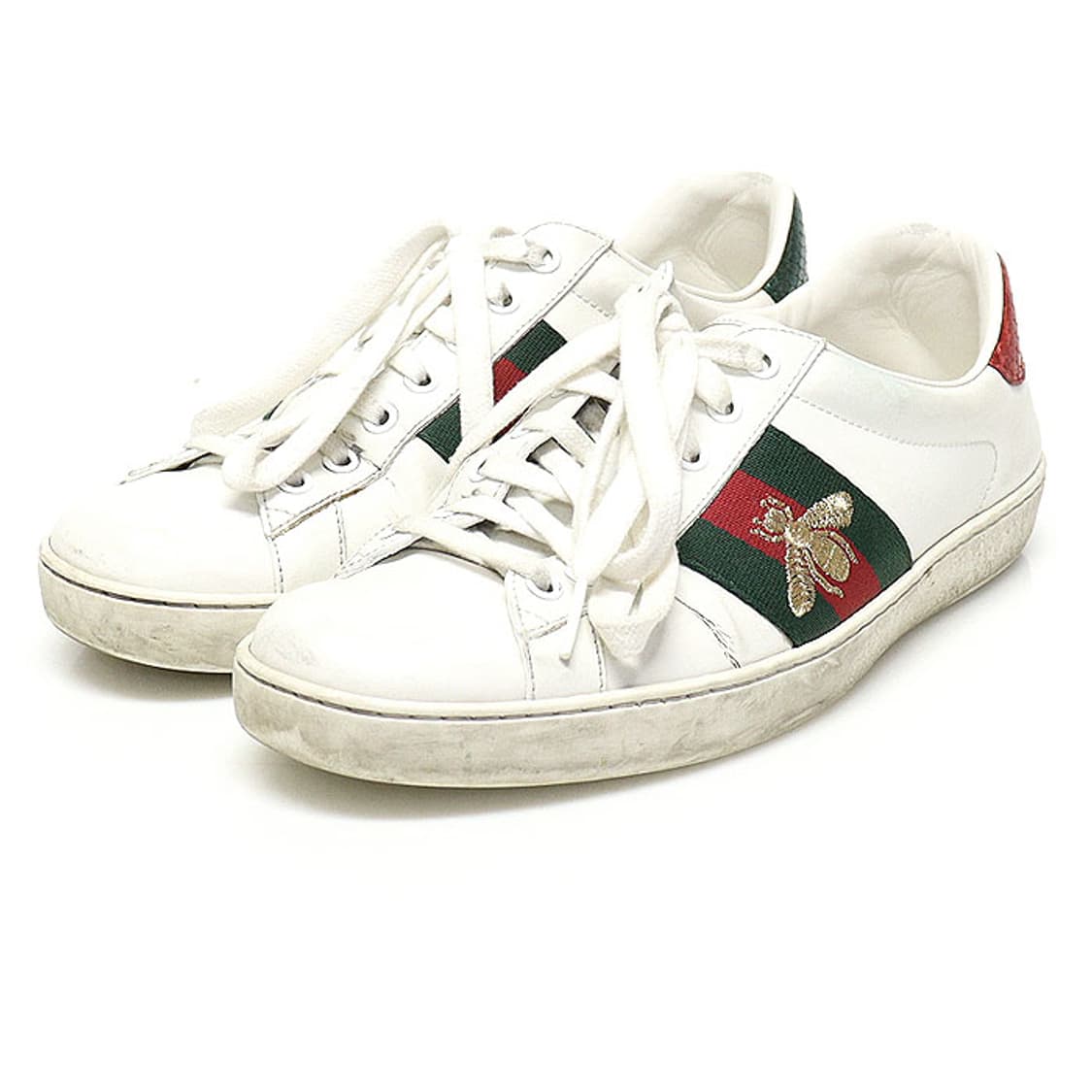 구찌 429446 화이트 꿀벌 에이스 남성 스니커즈 6 상품이미지2