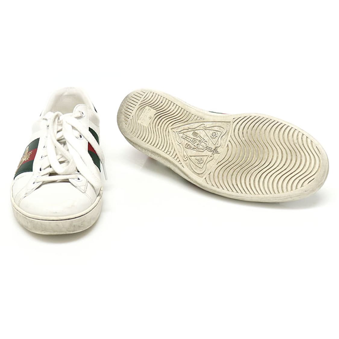 구찌 429446 화이트 꿀벌 에이스 남성 스니커즈 6 상품이미지5