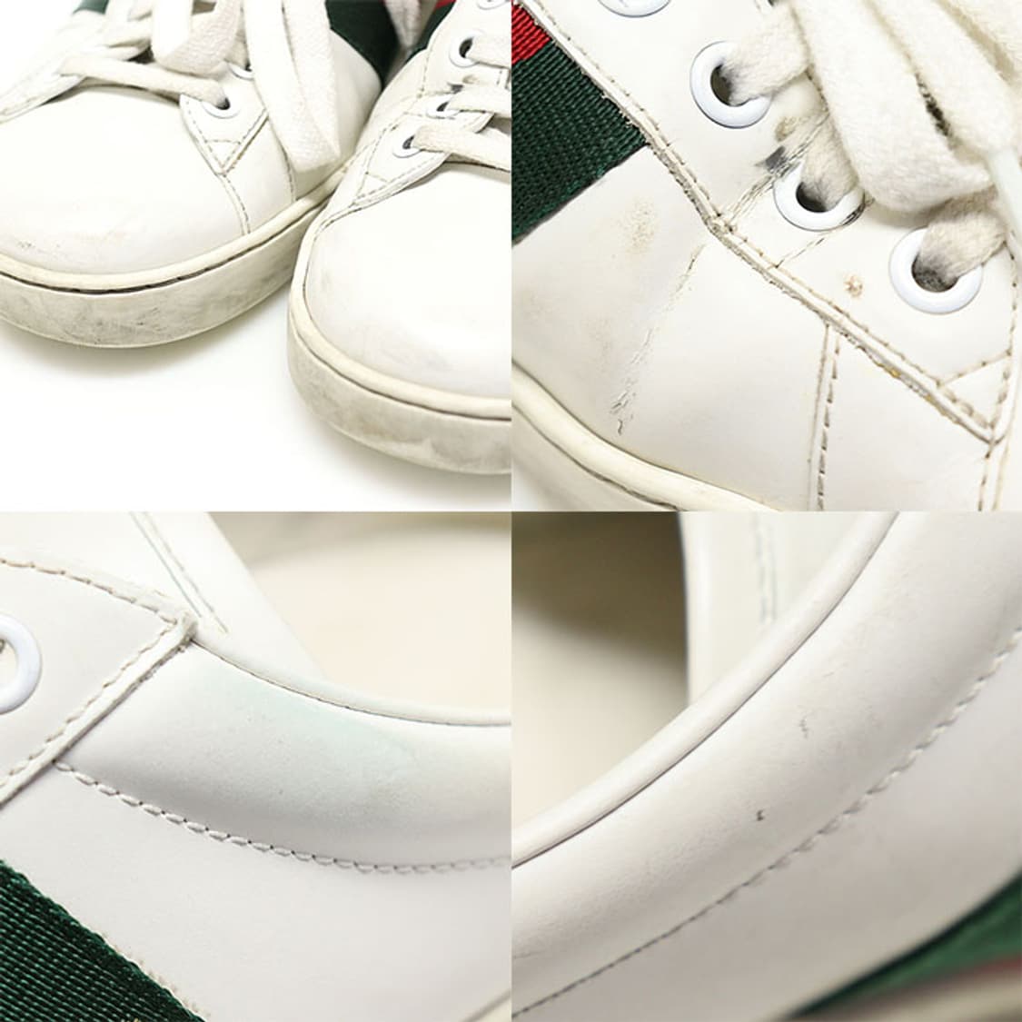 구찌 429446 화이트 꿀벌 에이스 남성 스니커즈 6 상품이미지6