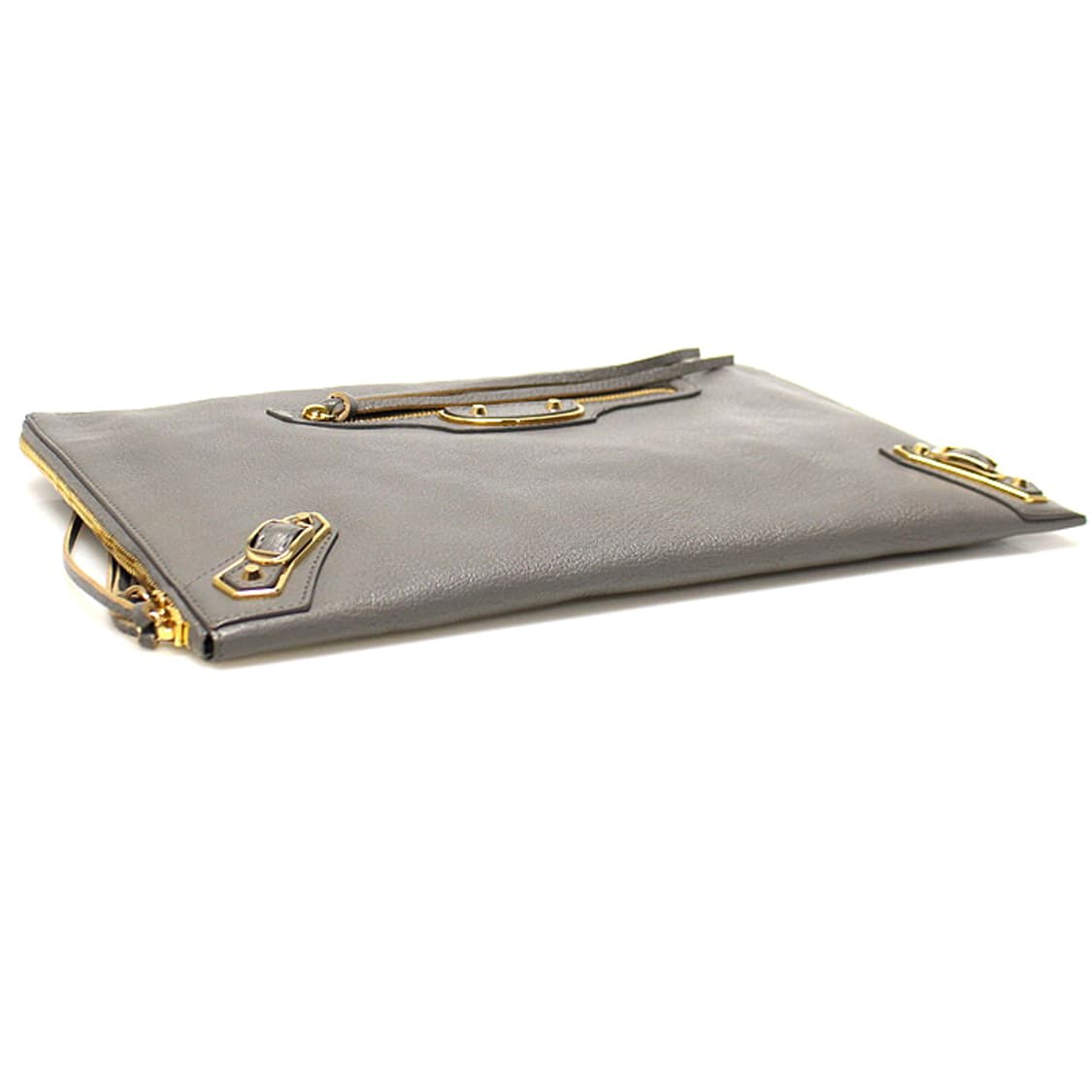 발렌시아가 390186 그레이 금장 엣지 모터 클러치 상품이미지6